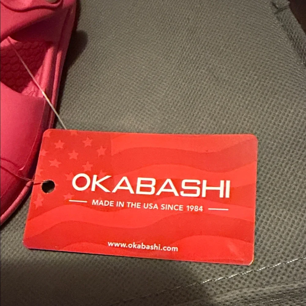 Okabashi Kids Hot Pink Clog with Heel Strap NEW w Tags